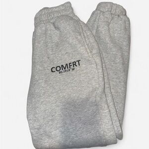 COMFRT Gray Track Pants for Women
